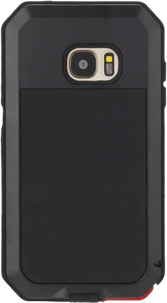 Alt view image 2 of 7 - Galaxy S7 Case,Mangix 3C-Aone Gorilla Glass Luxury Aluminum Alloy Protective Metal Extreme Shockproof Military Bumper Finger Scanner Cover Shell Case Skin Protector for Samsung Galaxy S7 (Black)