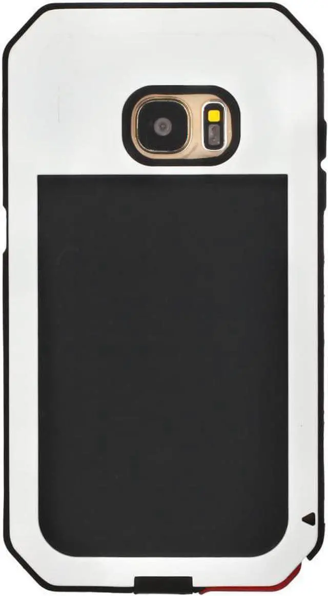 Alt view image 2 of 6 - Galaxy S7 Case,Mangix 3C-Aone Gorilla Glass Luxury Aluminum Alloy Protective Metal Extreme Shockproof Military Bumper Finger Scanner Cover Shell Case Skin Protector for Samsung Galaxy S7 (White)