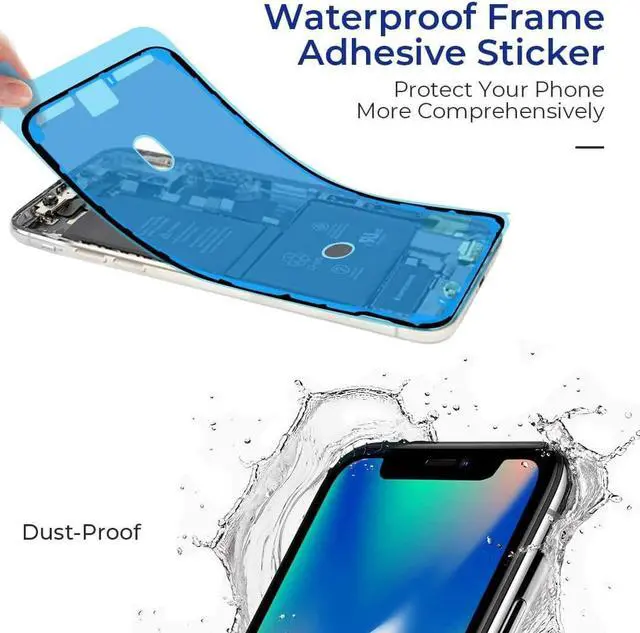 Alt view image 4 of 6 - for iPhone XR Screen Replacement 6.1 inch Touch Screen LCD Display Digitizer iPhone Xr Frame Assembly Repair Tool and Adhesive Strips Compatible with Model A1984, A2105, A2106, A2108