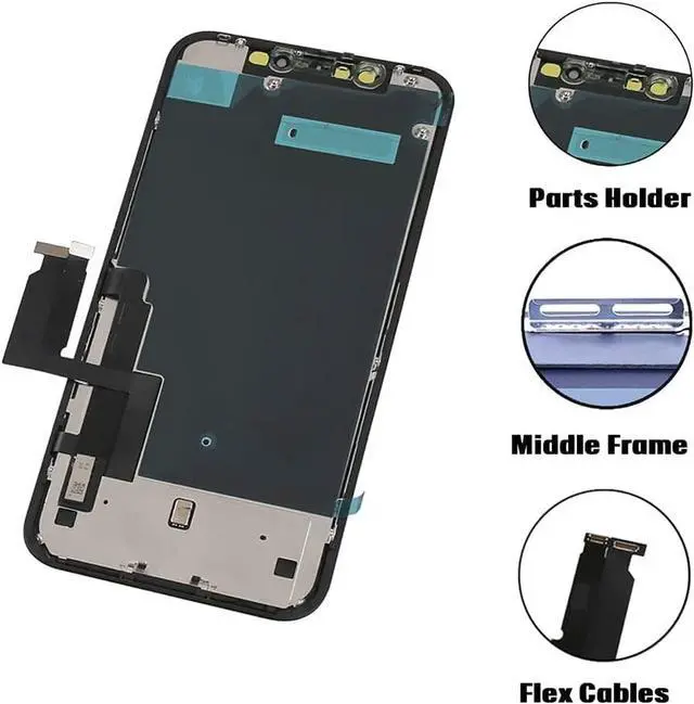 Alt view image 4 of 4 - for iPhone XR Screen Replacement 6.1 inch,LCD Display Touch Screen Digitizer Assembly with Repair Tools, Compatible with Model A1984, A2105, A2106, A2108