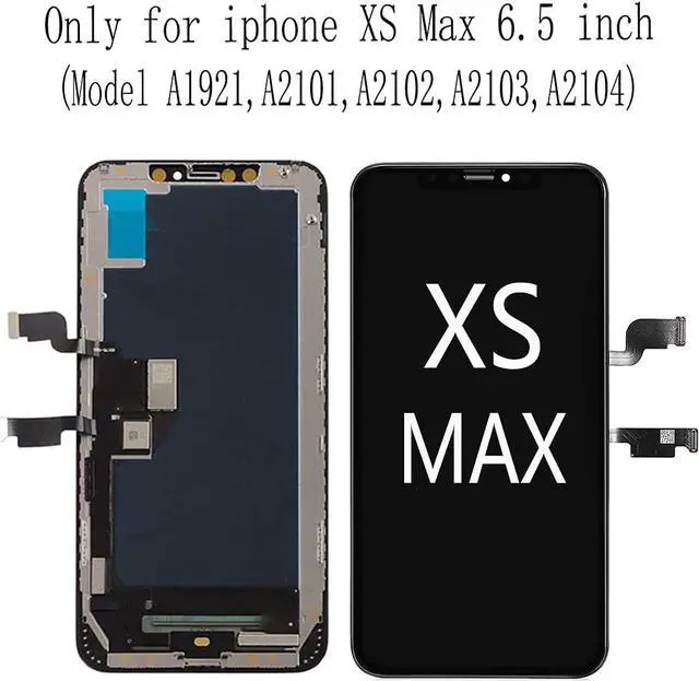 Alt view image 2 of 6 - for iPhone Xs Max Screen Replacement,LCD Display 3D Touch Digitizer Assembly with Screen Protector+Repair Tools Compatible with iPhone Xs Max 6.5 inch (Model A1921, A2101, A2102, A2103, A2104)