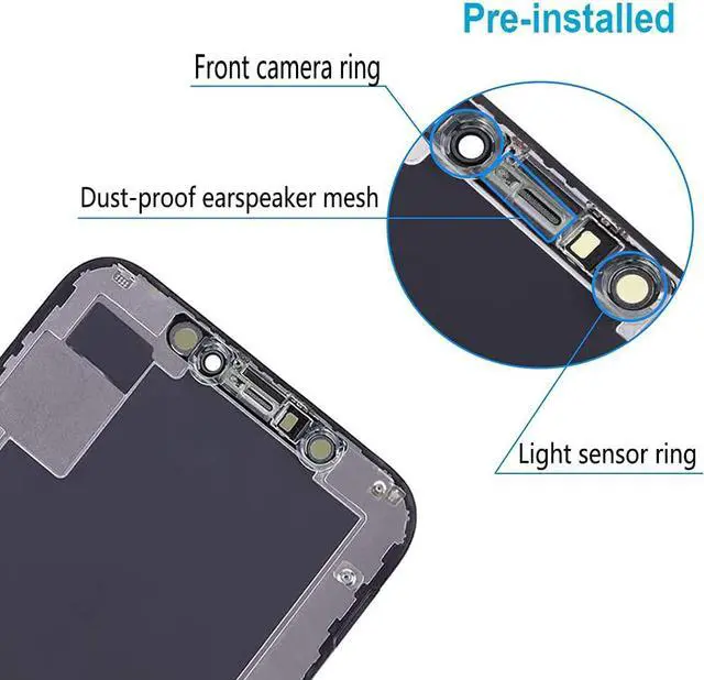 Alt view image 3 of 6 - for iPhone Xs Max Screen Replacement,LCD Display 3D Touch Digitizer Assembly with Screen Protector+Repair Tools Compatible with iPhone Xs Max 6.5 inch (Model A1921, A2101, A2102, A2103, A2104)