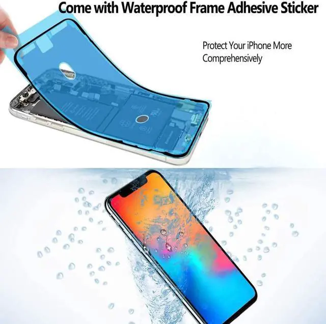 Alt view image 4 of 5 - for iPhone XR Screen Replacement,LCD Display Touch Screen Assembly,Compatible with iPhone XR Screen Replacement 6.1 inch (Model A1984, A2105, A2106, A2108) with Screen Protector and Repair Tools