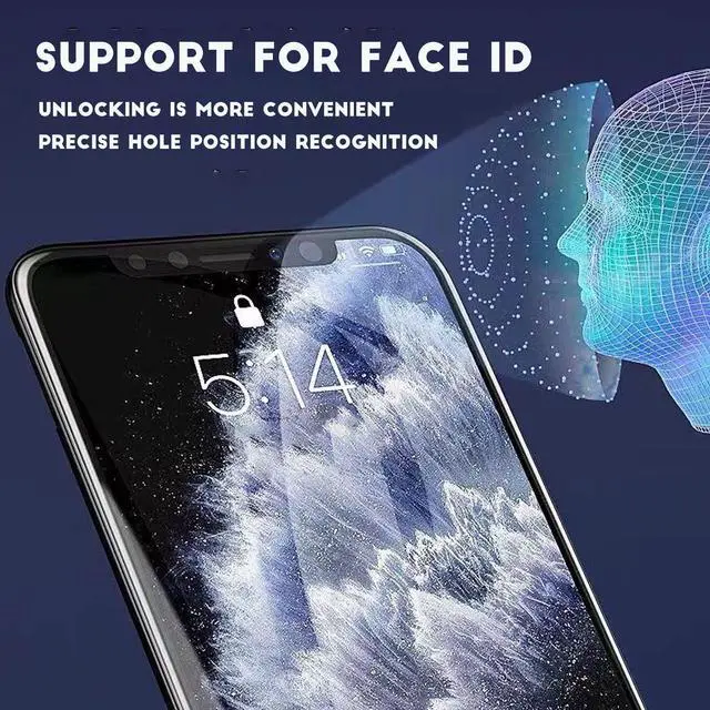 Alt view image 2 of 7 - for iPhone 11 pro max LCD Screen Replacement 6.5 (A2161,A2220,A2218,with face ID and 3D Touch Screen Display digitizer Frame Assembly Full Repair Kit with Repair Tools+Screen Protector