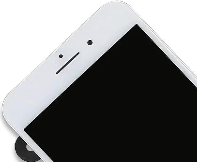 Alt view image 6 of 6 - for iPhone 7 Plus Screen Replacement with Home Button White, Full Assembly LCD Display Touch igitizer with Front Camera+Earpiece Speaker+Proximity Sensor+Tools for A1661, A1784, A1785