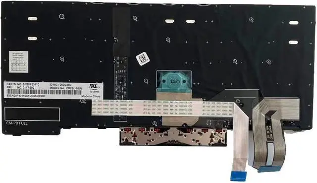 Main image of New Laptop Replacement Backlight Keyboard for Lenovo Thinkpad L380 E480 Yoga L390 Yoga T490 T495 L480 T480S 01YP360 01YP280 01YP440 01YP520 SK01 SN20P33310 PK131668200 - OEM