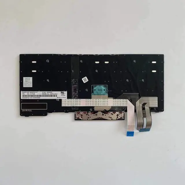 Alt view image 4 of 6 - New Laptop Replacement Backlight Keyboard for Lenovo Thinkpad L380 E480 Yoga L390 Yoga T490 T495 L480 T480S 01YP360 01YP280 01YP440 01YP520 SK01 SN20P33310 PK131668200 - OEM