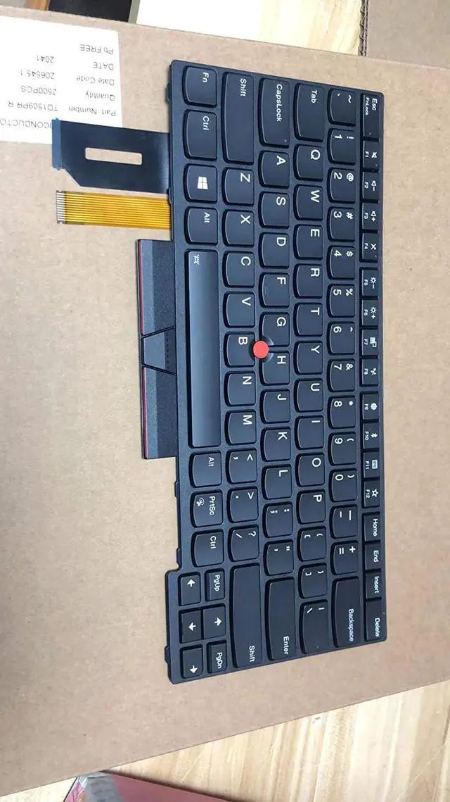 Alt view image 5 of 6 - New Laptop Replacement Backlight Keyboard for Lenovo Thinkpad L380 E480 Yoga L390 Yoga T490 T495 L480 T480S 01YP360 01YP280 01YP440 01YP520 SK01 SN20P33310 PK131668200 - OEM
