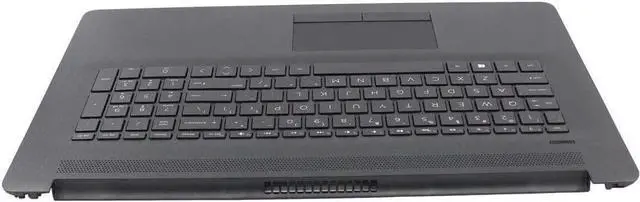 Alt view image 3 of 7 - Replacement for HP Pavilion17BY 17-by 17CA 17-CA Laptop Upper Case Palmrest Non-Backlit Keyboard Touchpad Assembly Part L22751-001 6070B1308101