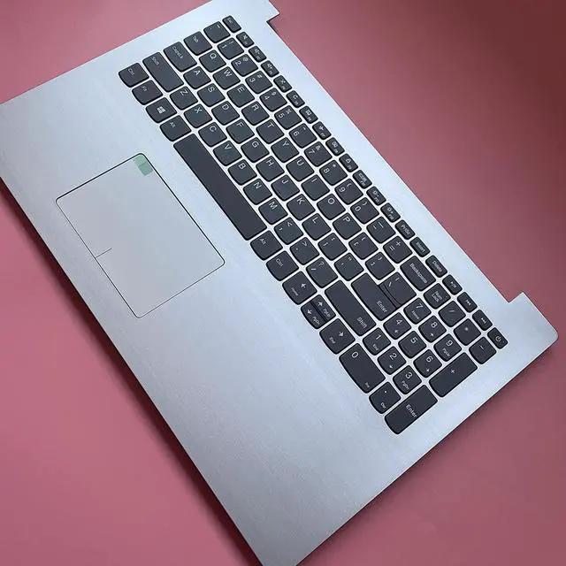 Alt view image 5 of 7 - Replacement for Lenovo IdeaPad 320-15 320-15IKB 330-15AST 80xs0024us Laptop Upper Case Palmrest Keyboard Touchpad Assembly Part 5CB0N86311 SN20M63090 Top Cover Sliver - OEM