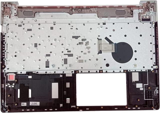 Alt view image 7 of 7 - New Replacement for HP Probook 450 455R G6 450 455 G7 Laptop Upper Case Palmrest Non-Backlit Keyboard Assembly Part Top Sliver 15 inch