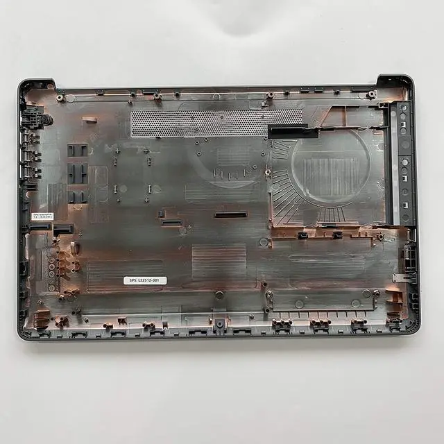 Alt view image 2 of 7 - Replacement for HP 17-by 17-CA 17t-by 17z-CA Laptop Lower Base Bottom Case Cover Assembly Part L22512-001 Base Enclosure Smoke Gray - OEM