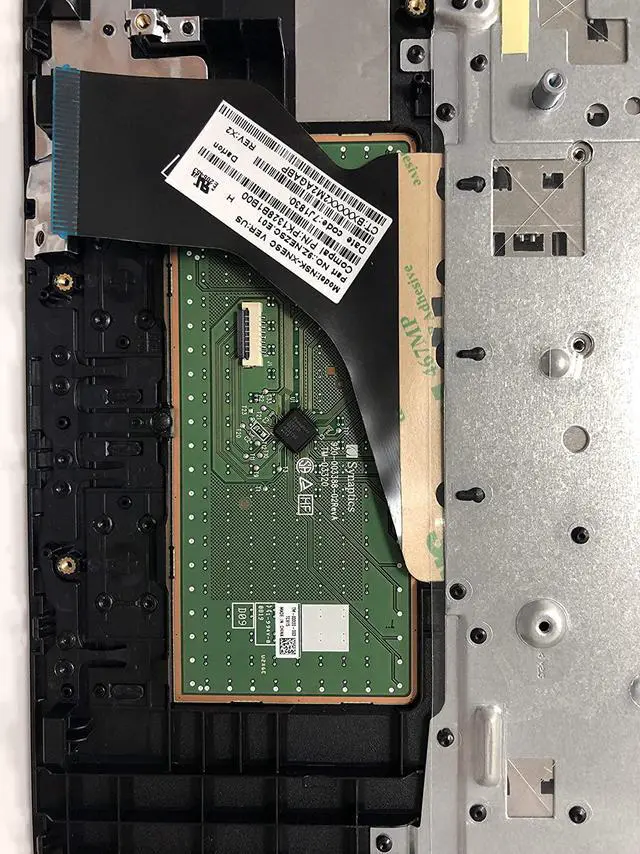 Alt view image 3 of 5 - Replacement for HP 15-DA 15-DB 15-DR 15-DA0053WM 15-DA0012DX 15-DA0073WM Trackpad AHS US 15.6" Laptop Upper Case Palmrest Keyboard Touchpad Assembly Part L20387-001 AP29M000400 Black - OEM