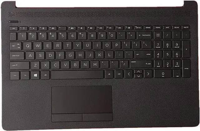 Main image of Replacement for HP 15-DA 15-DB 15-DR 15-DA0053WM 15-DA0012DX 15-DA0073WM Trackpad AHS US 15.6" Laptop Upper Case Palmrest Keyboard Touchpad Assembly Part L20387-001 AP29M000400 Black - OEM