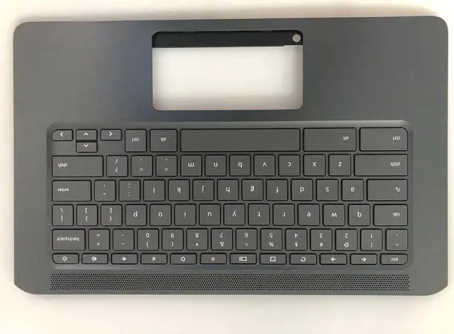 Alt view image 6 of 7 - Original New Replacement for HP CB14G5 Chromebook 14 G5 Laptop Upper Case Palmrest Keyboard Assembly Part L14355-001 L14354-001 Top Cover Black - OEM