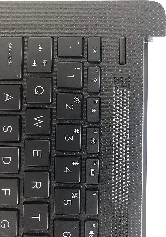 Alt view image 3 of 7 - Replacement for HP 14-cm 14T-cm 14Z-cm 14-CK 14-ck 14-cm 14-dg 14q-cs 14q-cy Laptop Upper Case Palmrest Keyboard Assembly Part L23239-001 6070B1306301 Top Cover Black - OEM