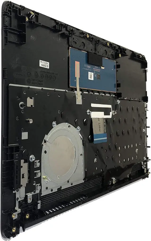 Alt view image 4 of 7 - Replacement for HP 14-cm 14T-cm 14Z-cm 14-CK 14-ck 14-cm 14-dg 14q-cs 14q-cy Laptop Upper Case Palmrest Keyboard Assembly Part L23239-001 6070B1306301 Top Cover Black - OEM