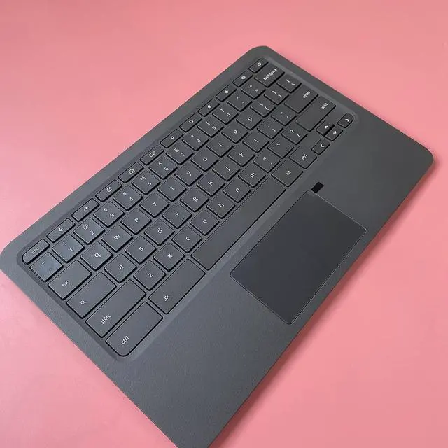 Alt view image 4 of 7 - Replacement for HP Chromebook 11 G6 EE Laptop Upper Case Palmrest Keyboard Touchpad Assembly Part L14921-001 - OEM