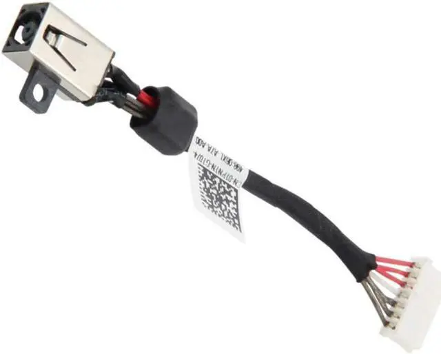 Main image of Replacement DC Jack Power Cable Charging Port Harness for Dell XPS 15 9550 9560 P56F Precision 5510 5520 Series 64TM0 064TM0 AAM00 DC30100X300 DC30100X200 - OEM