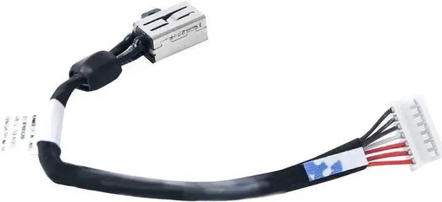 Alt view image 7 of 7 - Replacement DC Jack Power Cable Charging Port Harness for Dell XPS 15 9550 9560 P56F Precision 5510 5520 Series 64TM0 064TM0 AAM00 DC30100X300 DC30100X200 - OEM