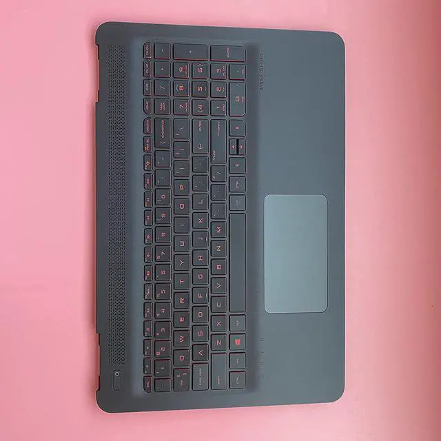 Alt view image 3 of 7 - Original Replacement for HP 14-am 15-AX 15T-AX 15-ax Laptop Upper Case Palmrest Backit Keyboard Touchpad Assembly Part Top Cover 859735-001 - OEM