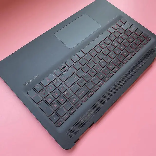 Alt view image 4 of 7 - Original Replacement for HP 14-am 15-AX 15T-AX 15-ax Laptop Upper Case Palmrest Backit Keyboard Touchpad Assembly Part Top Cover 859735-001 - OEM