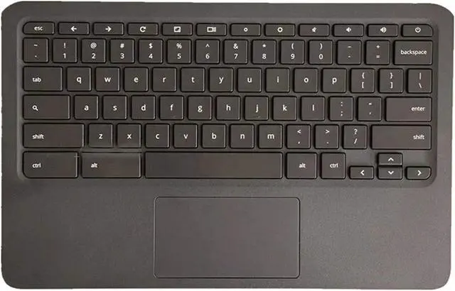 Main image of Original Replacement for HP Chromebook 11A G6 EE Laptop Upper Case Palmrest Keyboard Touchpad Assembly Part Top Cover L92224-001 L52192-001 - OEM