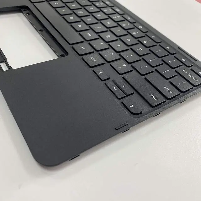 Alt view image 3 of 5 - Replacement for Lenovo 1st Gen 300E Chromebook Type 81H0 Laptop Upper Case Palmrest Keyboard Assembly Part 5CB0Q93995 Top Cover Black - OEM