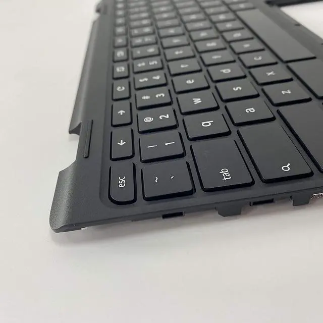 Alt view image 5 of 5 - Replacement for Lenovo 1st Gen 300E Chromebook Type 81H0 Laptop Upper Case Palmrest Keyboard Assembly Part 5CB0Q93995 Top Cover Black - OEM