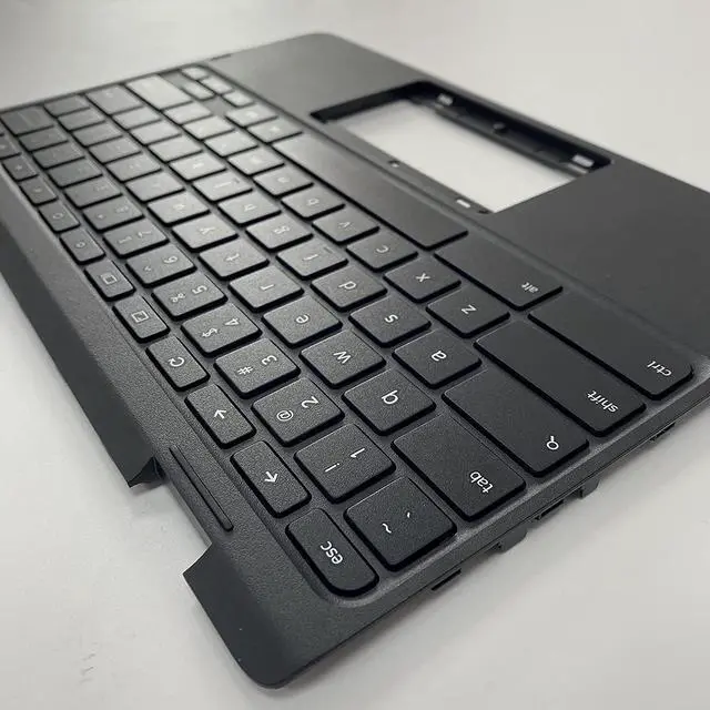 Alt view image 4 of 5 - Replacement for Lenovo 1st Gen 300E Chromebook Type 81H0 Laptop Upper Case Palmrest Keyboard Assembly Part 5CB0Q93995 Top Cover Black - OEM