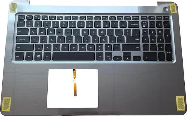 Main image of Replacement for Dell 15 5565 5567 Laptop Upper Case Palmrest Backlit Keyboard Assembly Part PT1NY 0PT1NY Top Cover