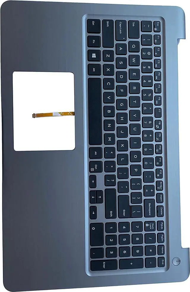 Alt view image 7 of 7 - Replacement for Dell 15 5565 5567 Laptop Upper Case Palmrest Backlit Keyboard Assembly Part PT1NY 0PT1NY Top Cover