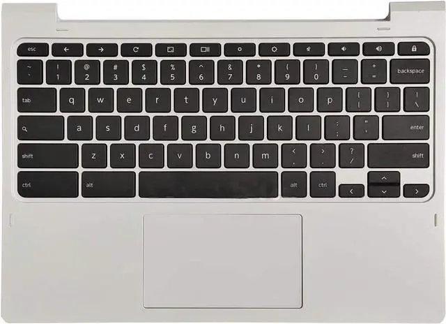 Main image of Replacement for Lenovo 11" C330 Chromebook Laptop Upper Case Palmrest Keyboard Touchpad Assembly Part 5CB0S72816 Top Cover White - OEM