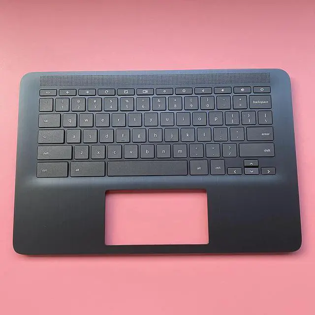 Alt view image 3 of 7 - Replacement for HP Chromebook 14 G6 CB14G6 CelN4000 15.6" Laptop Upper Case Palmrest Keyboard Assembly Part L90459-001 - OEM
