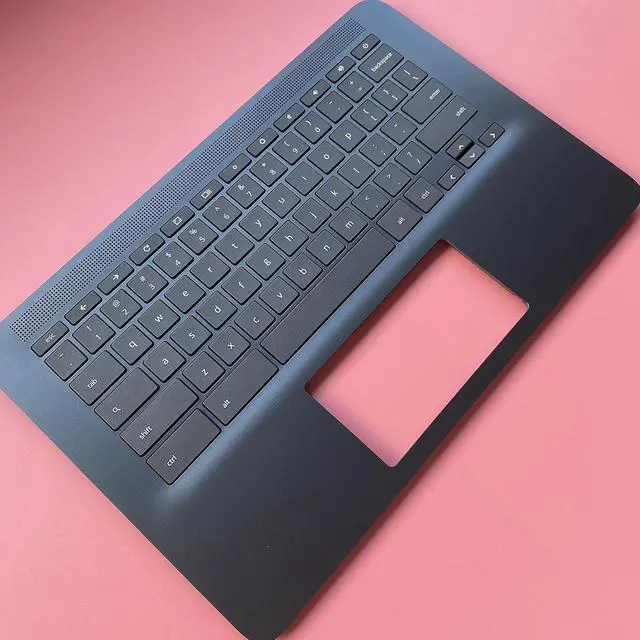Alt view image 5 of 7 - Replacement for HP Chromebook 14 G6 CB14G6 CelN4000 15.6" Laptop Upper Case Palmrest Keyboard Assembly Part L90459-001 - OEM