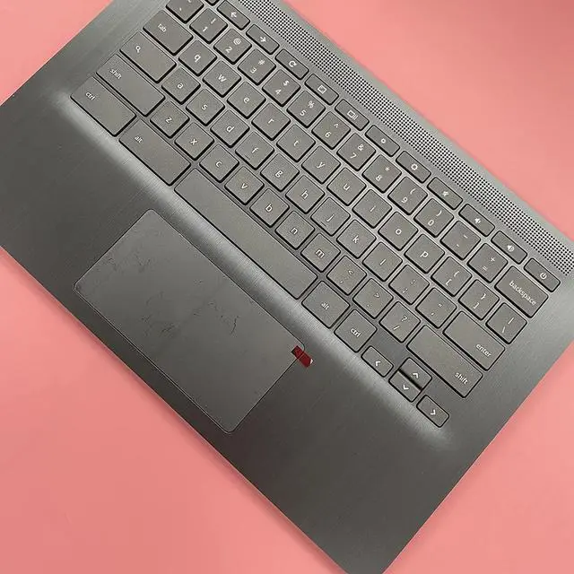 Alt view image 4 of 7 - Replacement for HP Chromebook 14 G6 CB14G6 CelN4000 15.6" Laptop Upper Case Palmrest Keyboard Touchpad Assembly Part L90459-001 - OEM