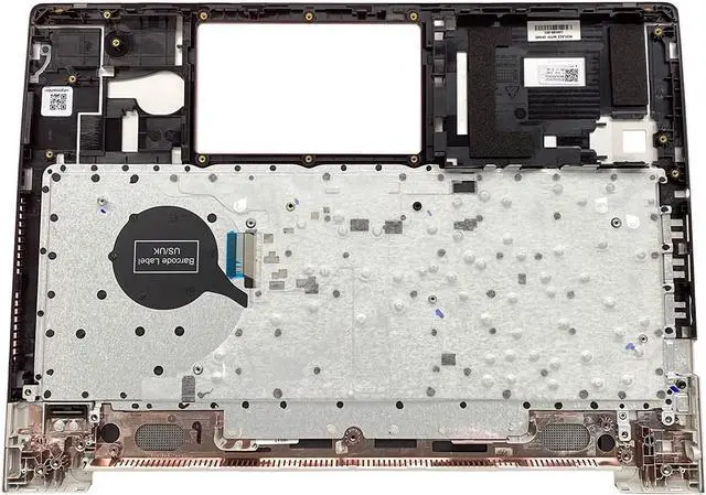Alt view image 2 of 7 - Replacement for HP ProBook 445 445R 440 G6 Laptop Upper Case Palmrest Keyboard Assembly Part L44589-001 Top Cover,Silver,14 inch - OEM