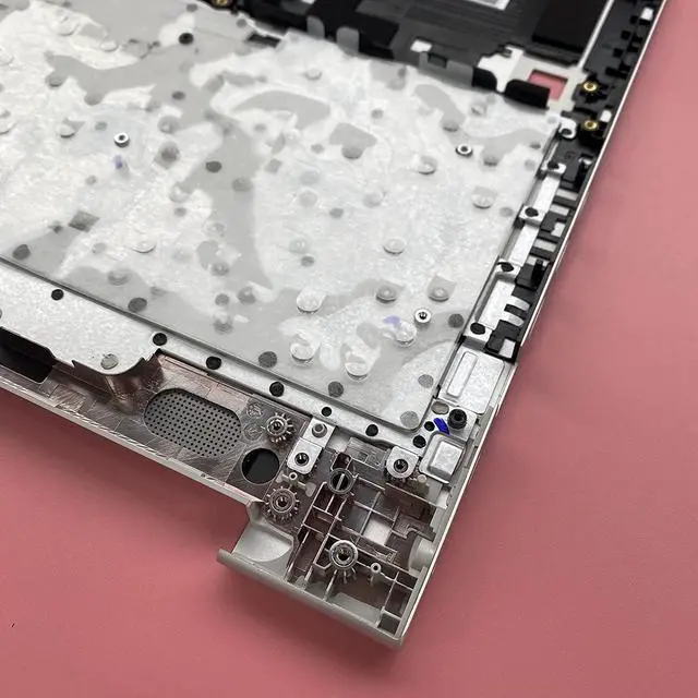 Alt view image 6 of 7 - Replacement for HP ProBook 445 445R 440 G6 Laptop Upper Case Palmrest Keyboard Assembly Part L44589-001 Top Cover,Silver,14 inch - OEM