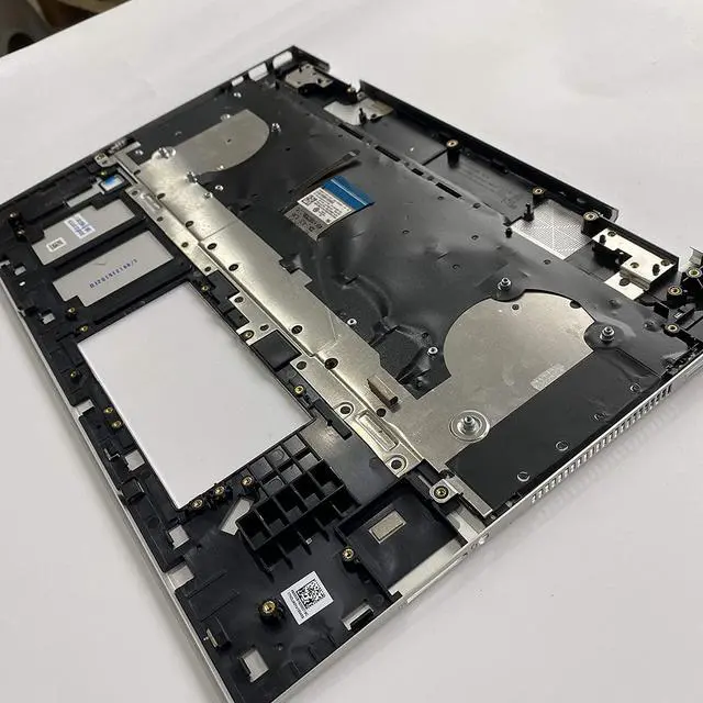 Alt view image 6 of 7 - Replacement for HP Envy x360 15 DR 15T-DR000 15T-DR000 15T-DR100 Convertible 15-dr1009TU Laptop Upper Case Palmrest Keyboard Touchpad Assembly Part L56974-001 Top Cover Sliver