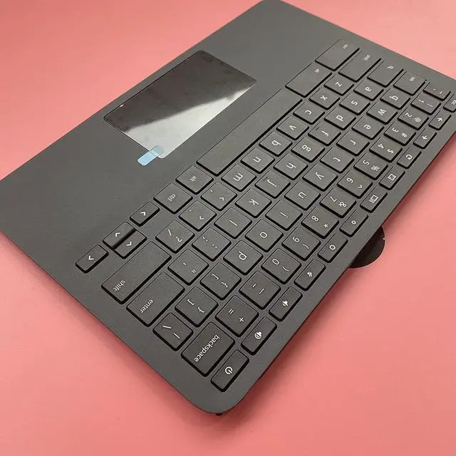 Alt view image 7 of 7 - Replacement for HP 11A G8 EE Laptop Upper Case Palmrest Keyboard Touchpad Assembly Part L92832-001 Top Cover - OEM