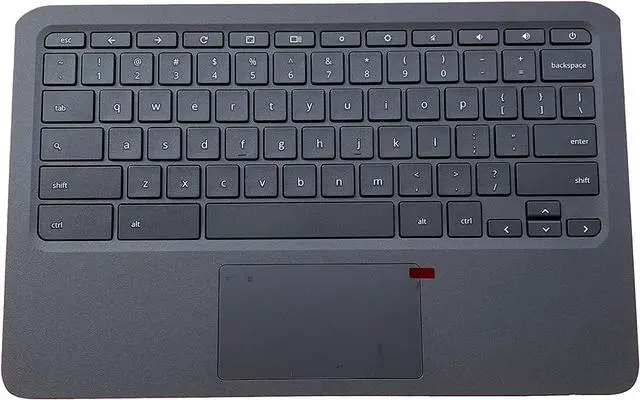 Main image of New Genuine Replacement for HP Chromebook 11A-NB0013DX 11A-NB0047NR NB Laptop Upper Case Palmrest Keyboard Touchpad Assembly Part  L99855-001
