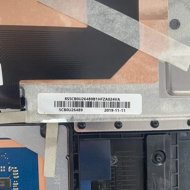 Alt view image 3 of 7 - New Genuine Replacement for Lenovo Chromebook 100E 2nd Gen MTK Laptop Upper Case Palmrest Keyboard Touchpad Assembly Part 5CB0U26489 5CB0X55485, Black, 11.6 inch