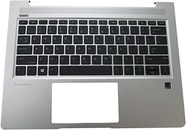 Alt view image 3 of 4 - Replacement for HP PB430G6 PB430G7 ProBook 430 G6 G7 Laptop Upper Case Palmrest Backlit Keyboard Touchpad Assembly Part L44547-001 Siliver - OEM