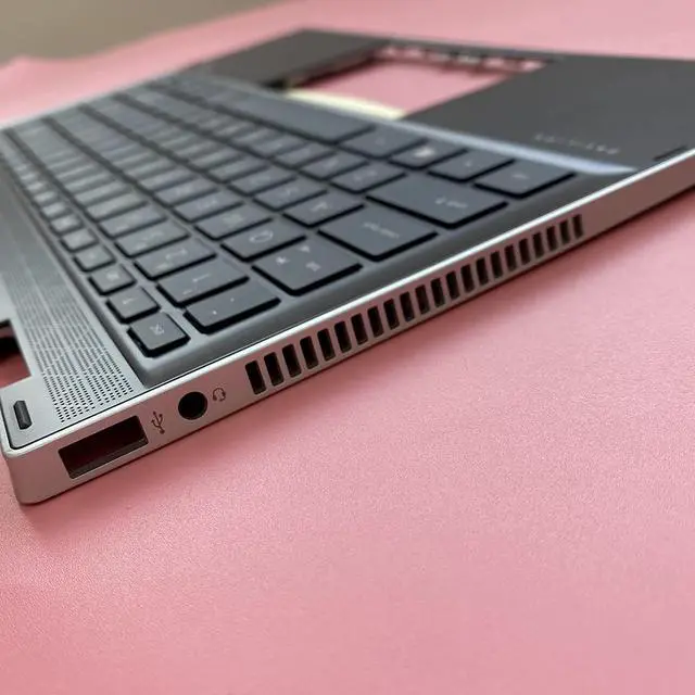 Alt view image 7 of 7 - Replacement for HP Pavilion X360 14 DW 14T-DW Laptop Upper Case Palmrest Keyboard Assembly Part L96526-001 L96524-001 6070B1744903 Gray - OEM