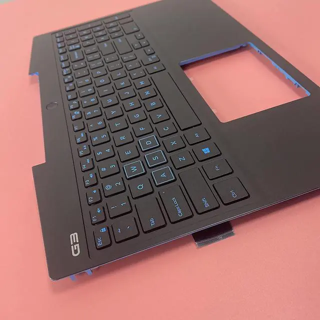 Alt view image 4 of 7 - Replacement for Dell G Series G3 15 3590 Laptop Upper Case Palmrest Keyboard Non-Backlit Touchpad Assembly Part P0NG7 0P0NG7 - OEM