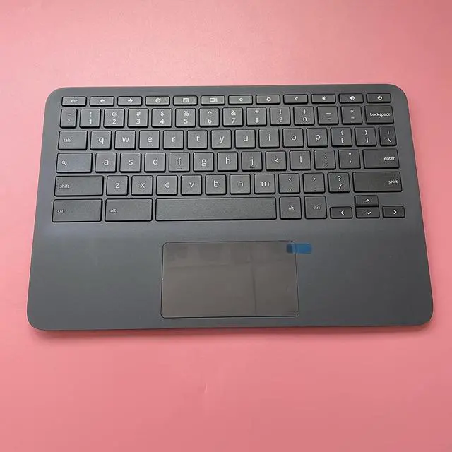 Alt view image 3 of 7 - Replacement for HP 11 G8 EE Laptop Upper Case Palmrest Keyboard Touchpad Assembly Part L90339-001 Top Cover - OEM