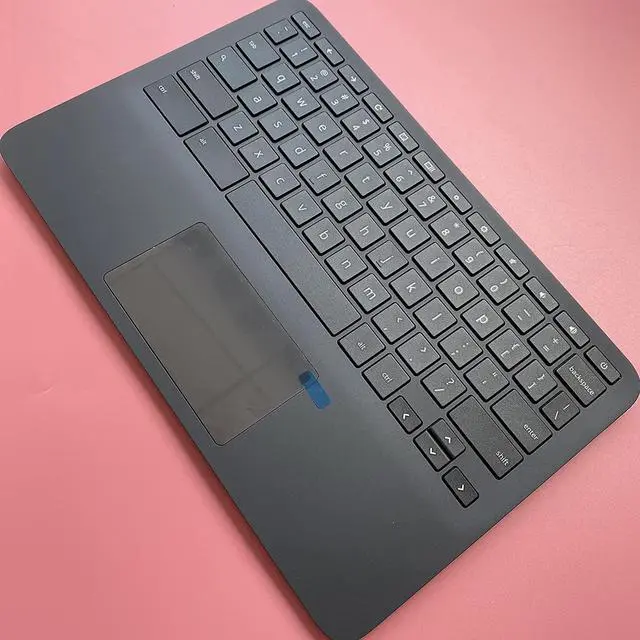 Alt view image 5 of 7 - Replacement for HP 11 G8 EE Laptop Upper Case Palmrest Keyboard Touchpad Assembly Part L90339-001 Top Cover - OEM