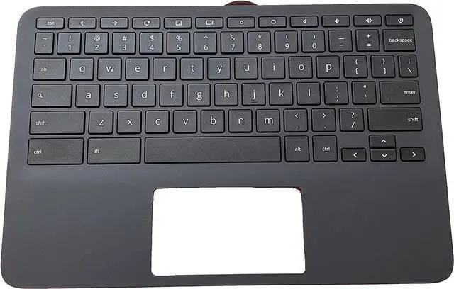 Main image of Replacement for HP 11A G8 EE Laptop Upper Case Palmrest Keyboard Assembly Part L92832-001 Top Cover - OEM