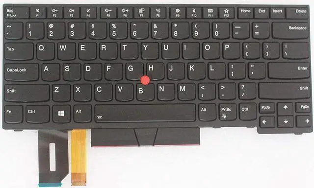 Alt view image 2 of 3 - Genuine Laptop Replacement Backlight Keyboard for Lenovo Thinkpad E480 L480 L380 Yoga T480S US Backlight Keyboard 01YP280 LH2019122013 Parts - OEM