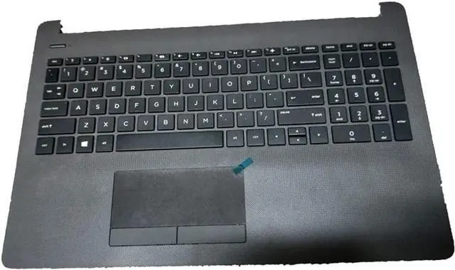 Alt view image 2 of 2 - Replacement for HP 15-BS 250 G6 255 G6 Laptop Upper Case Palmrest Keyboard Touchpad Assembly Part 929906-001 Top Cover Black